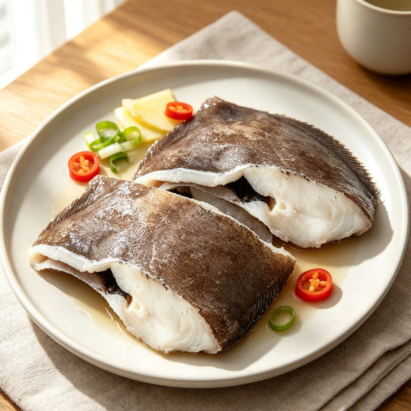 Frozen Skin-On Flounder Fillets