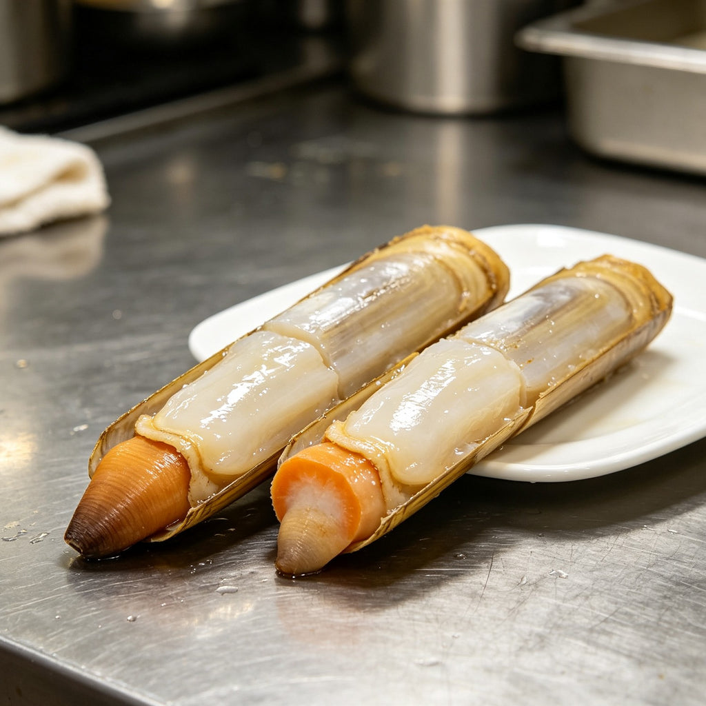 Fresh Razor Clams in Shell