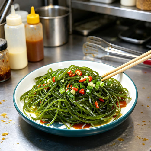 Fresh Green Seaweed Kelp Noodles
